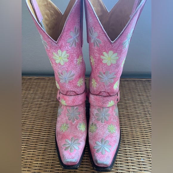 Old Gringo Pink Daisy Boots - Picture 2 of 10
